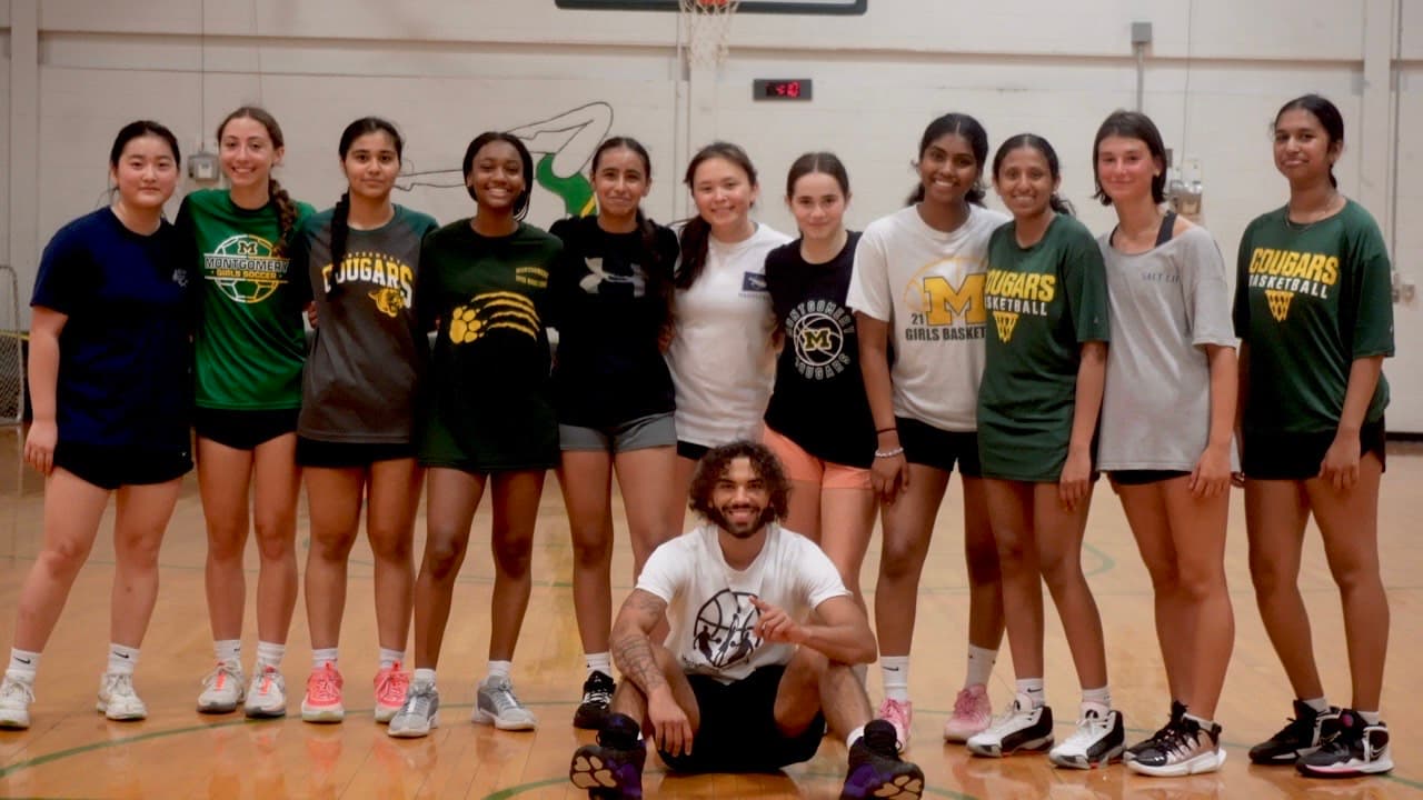 Girls training group